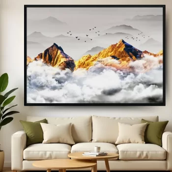 Quadro Decorativo Pico Da Montanha
