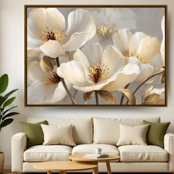 Quadro Decorativo Pintura Floral