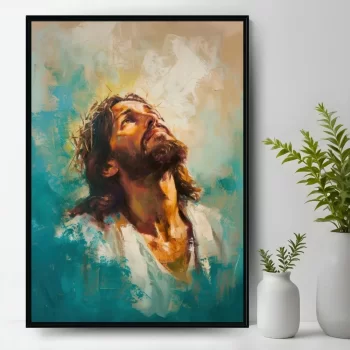 Quadro Decorativo Pintura De Jesus