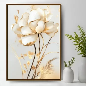 Quadro Decorativo Coleção Floral Branca ll
