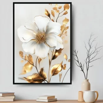 Quadro Decorativo Coleção Floral Branca lll