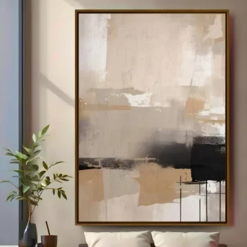 Quadro Decorativo Abstrato Neutro I