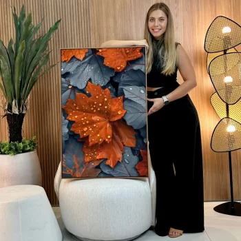 Quadro Decorativo Folha Outonada I