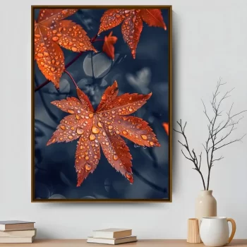 Quadro Decorativo Folha Outonada II