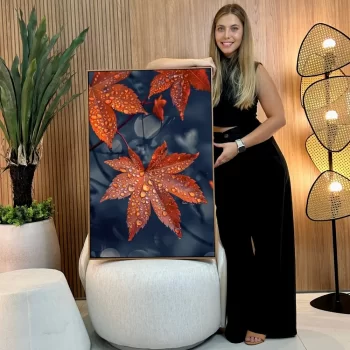 Quadro Decorativo Folha Outonada II