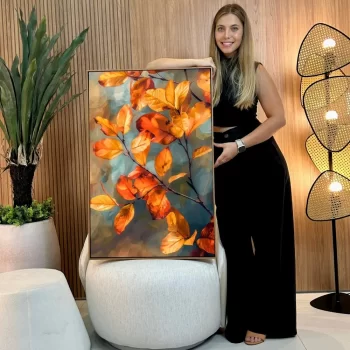 Quadro Decorativo Folhagem Delicada II