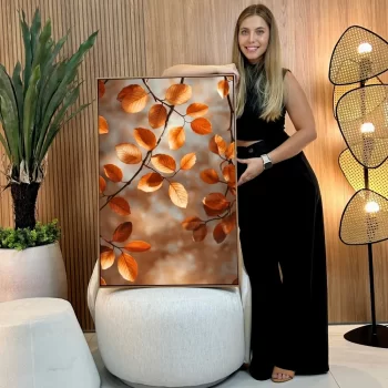 Quadro Decorativo Folhagem Delicada IV