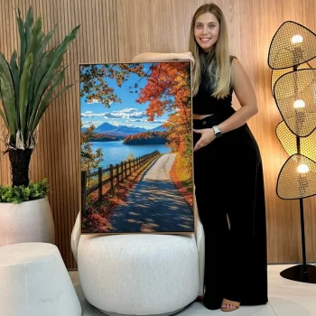 Quadro Decorativo Paisagem De Inverno