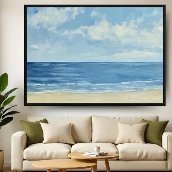 Quadro Decorativo Pintura Oceano I