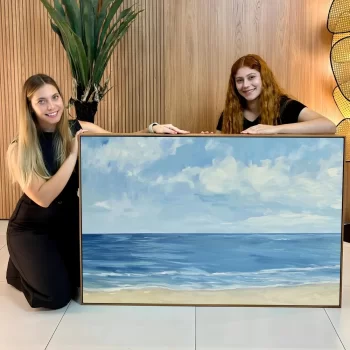 Quadro Decorativo Pintura Oceano I
