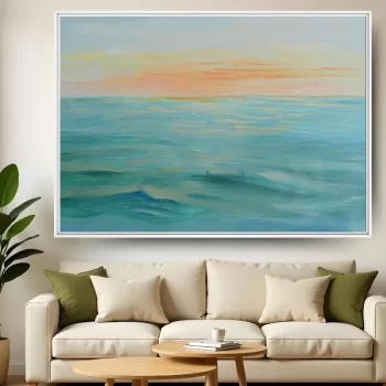Quadro Decorativo Pintura Oceano II