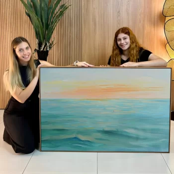 Quadro Decorativo Pintura Oceano II