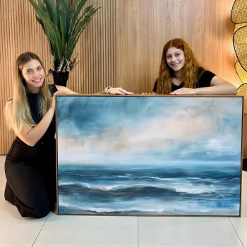 Quadro Decorativo Pintura Oceano V
