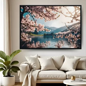 Quadro Decorativo Ipê Rosa