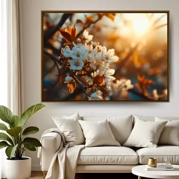 Quadro Decorativo Floral Fim De Tarde I
