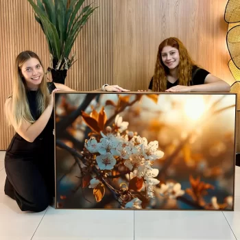 Quadro Decorativo Floral Fim De Tarde I
