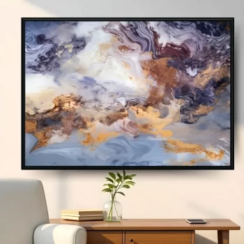 Quadro Decorativo Abstract Purple