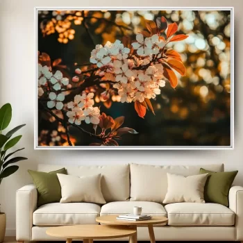 Quadro Decorativo Floral Fim De Tarde II