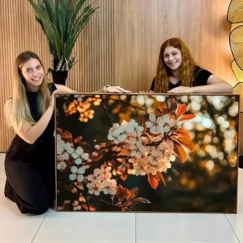 Quadro Decorativo Floral Fim De Tarde II