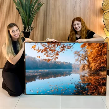 Quadro Decorativo  Lago De Outono II