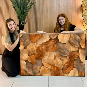Quadro Decorativo Folhas Outonadas IV