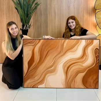 Quadro Decorativo Tons Terrosos