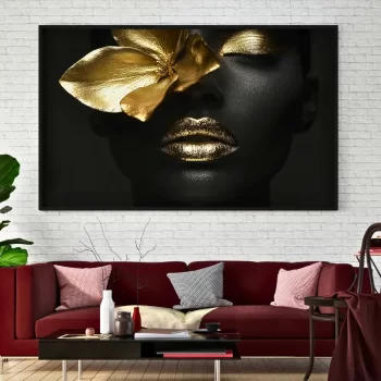 Quadro Decorativo Mulher Gold I