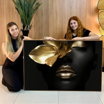 Quadro Decorativo Mulher Gold I