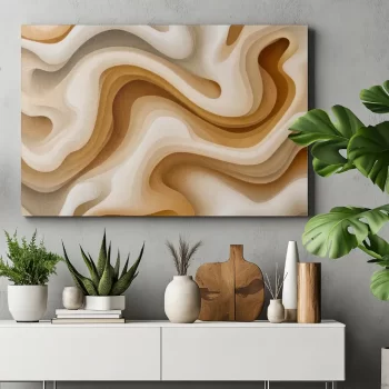 Quadro Decorativo Movimento Terroso
