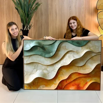 Quadro Decorativo Novas Ondas Abstratas