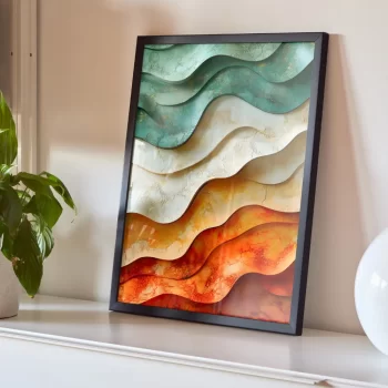 Quadro Decorativo Novas Ondas Abstratas