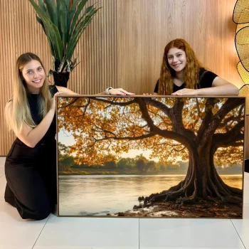 Quadro Decorativo Árvore De Outono