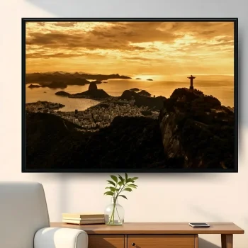 Quadro Decorativo Vista Rio De Janeiro