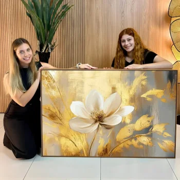 Quadro Decorativo Floral Clássico