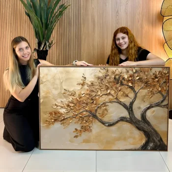 Quadro Decorativo Árvore Rústica