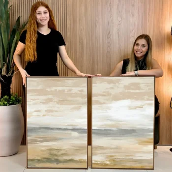 Kit Quadro Decorativo Brilho do Silêncio