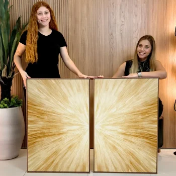 Kit Quadro Decorativo Ecos do Tempo