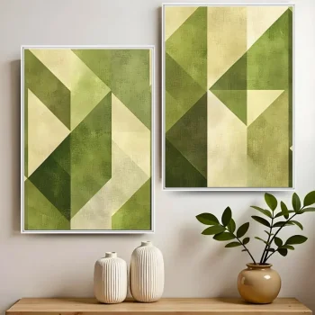 Kit Quadro Decorativo Caminhos Fluídos