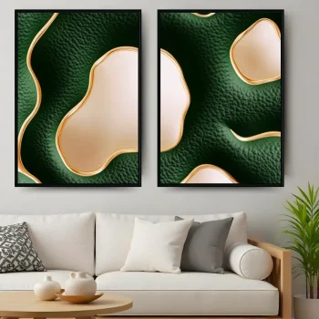 Kit Quadro Decorativo Movimento Cósmico