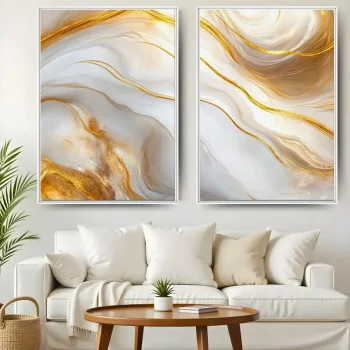 Kit Quadro Decorativo Fluxo Intuitivo