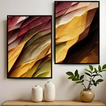 Kit Quadro Decorativo Silêncio das Cores