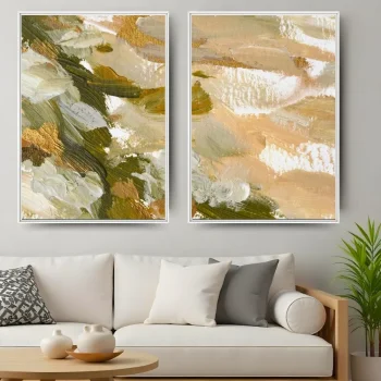 Kit Quadro Decorativo Abstrato Chic