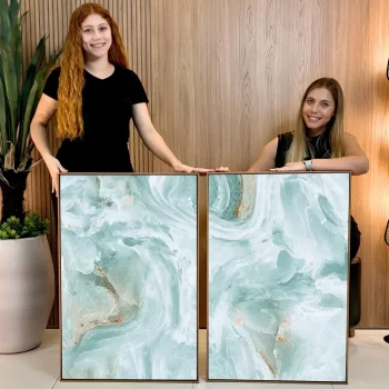 Kit Quadro Decorativo Sofisticação Neutra