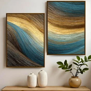 Kit Quadro Decorativo Abstrato Versátil