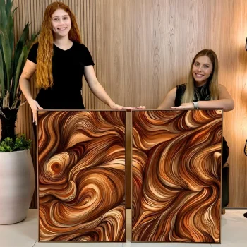 Kit Quadro Decorativo Estilo Contemporâneo