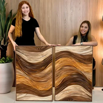 Kit Quadro Decorativo Atmosfera Moderna