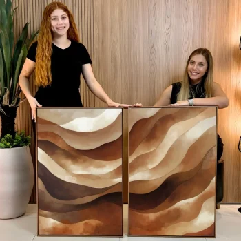 Kit Quadro Decorativo Tons da Casa