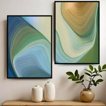 Kit Quadro Decorativo Ritmo das Formas