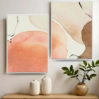 Kit Quadro Decorativo Equilíbrio Sensível