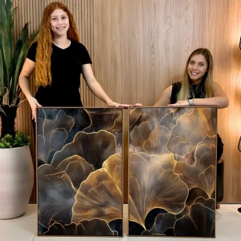 Kit Quadro Decorativo Beleza Botânica